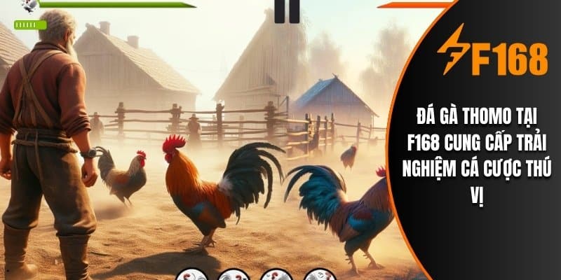 Đá gà Thomo tại F168 cung cấp trải nghiệm cá cược thú vị