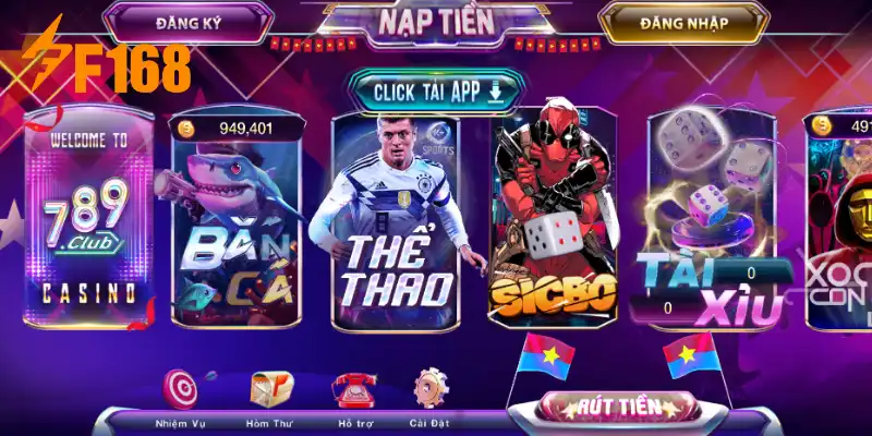 Tác dụng khi tải và cài đặt ứng dụng 789CLUB